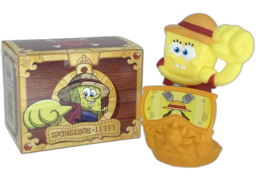 McDonald's X One Piece Spongebob - Spongebob x Luffy Happy Meal Toy