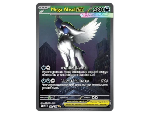 Mega Absol ex 2025 Pokémon Scarlet & Violet Mega Evolution Hyper Rare 180/132 Ungraded