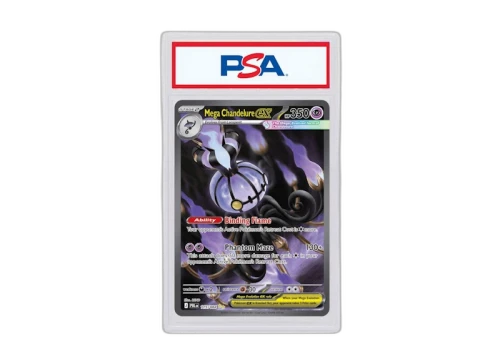 Mega Chandelure 2026 Pokémon Mega Evolution Pitch Black Mega Chandelure ex SIR 115/084 (PSA or BGS Graded)