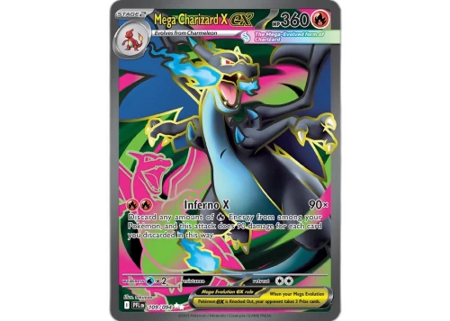 Mega Charizard X ex 2025 Pokémon Scarlet & Violet Phantasmal Flames 127/094 Ungraded
