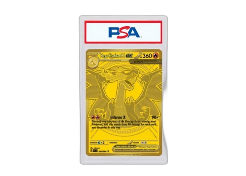 Mega Charizard X ex 2025 Pokémon Scarlet & Violet Phantasmal Flames Hyper Rare 130/094 (PSA or BGS Graded)