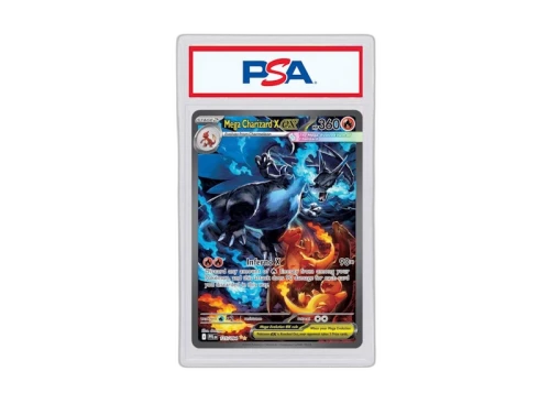 Mega Charizard X ex 2025 Pokémon Scarlet & Violet Phantasmal Flames Special Illustration Rare 125/094 (PSA or BGS Graded)