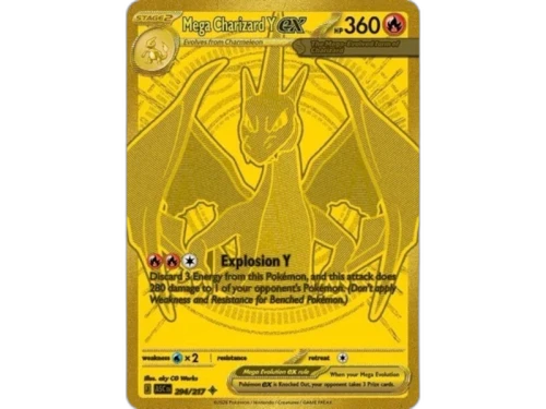 Mega Charizard Y ex 2026 Pokémon Ascended Heroes Mega Hyper Rare 294/217 (Ungraded)