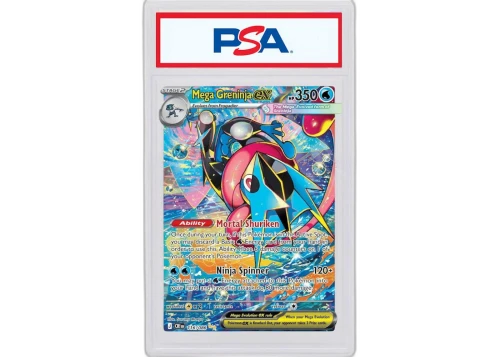 Mega Greninja 2026 Pokémon Mega Evolution Chaos Rising Mega Greninja ex (English) 116/086 (PSA or BGS Graded)