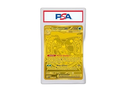 Mega Greninja 2026 Pokémon Mega Evolution Chaos Rising Mega Greninja ex Gold Card (English) 122/086 (PSA or BGS Graded)