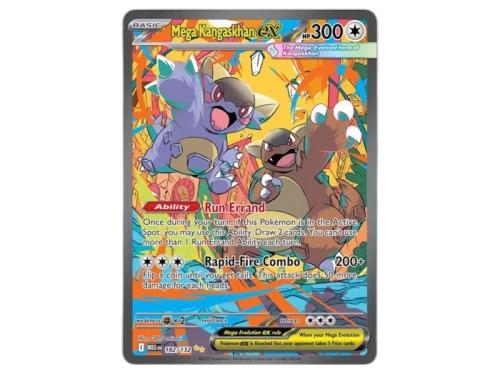 Mega Kangaskhan ex 2025 Pokémon Scarlet & Violet Mega Evolution Hyper Rare 182/132 Ungraded