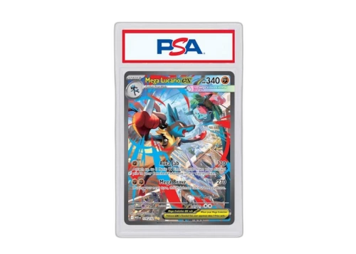 Mega Lucario ex 2025 Pokémon Scarlet & Violet Mega Evolution Hyper Rare 179/132 (PSA or BGS Graded)