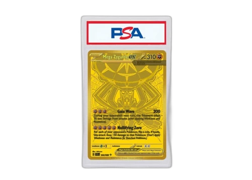 Mega Zygarde ex Gold Version 2026 Pokémon Mega Evolution Perfect Order 124/088 (PSA or BGS Graded)
