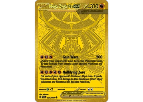 Mega Zygarde ex Gold Version 2026 Pokémon Mega Evolution Perfect Order Ungraded