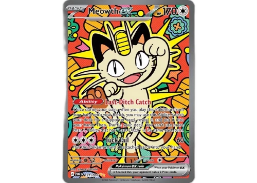 Meowth ex SIR 2026 Pokémon Mega Evolution Perfect Order 121/088 Ungraded