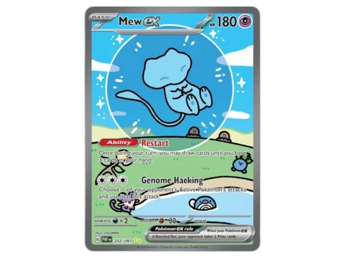 Mew ex 2023 Pokémon Scarlet & Violet Paldean Fates Special Illustration Rare 232/091 Ungraded