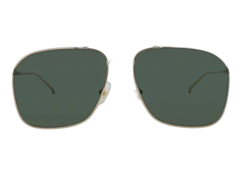 Montblanc Aviator Frame Metal Sunglasses MB0214S-30012156-007 Gold Gold Green