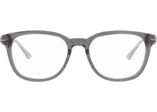 Montblanc Round Frame Recycled Acetate Optical Frames MB0309OA-30014595-003 Grey Silver Transparent