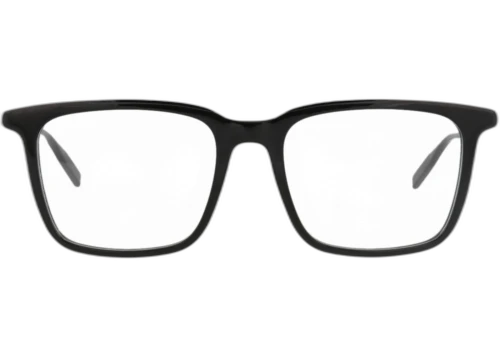 Montblanc Square Frame Acetate Optical Frames MB0011O-30006759-005 Black Black Transparent
