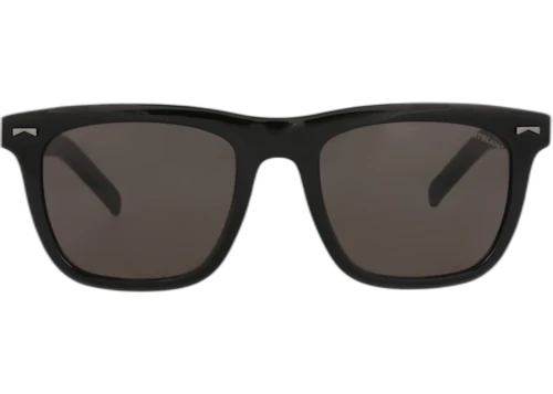 Montblanc Square Frame Acetate Sunglasses MB0226S-30013540-001 Black Black Grey