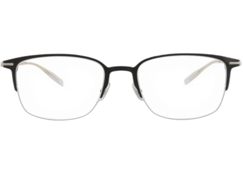 Montblanc Square Frame Alluminium Optical Frames MB0234OK-30013548-006 Black Gold Transparent