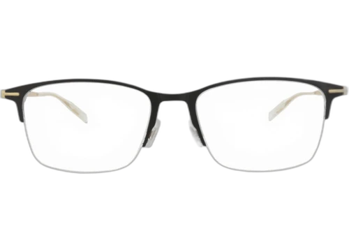 Montblanc Square Frame Alluminium Optical Frames MB0284OA-30014193-003 Black Gold Transparent