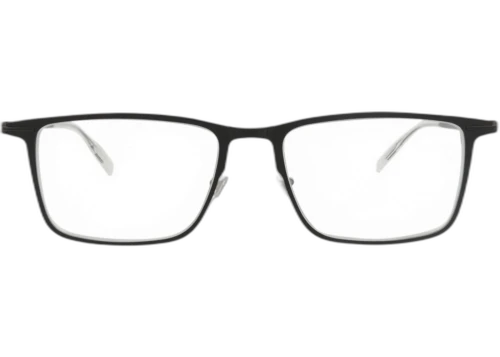 Montblanc Square Frame Alluminium Optical Frames MB0285OA-30014194-001 Black Black Transparent
