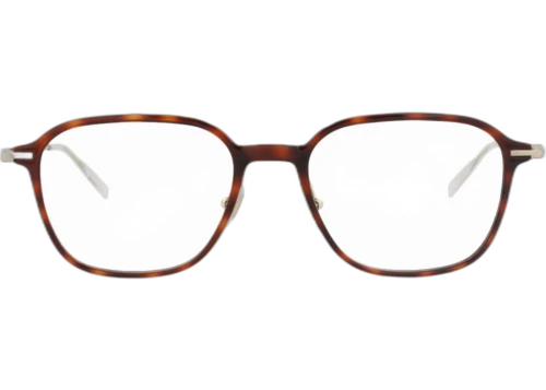 Montblanc Square Frame Injection Optical Frames MB0207O-30012081-002 Havana Gold Transparent