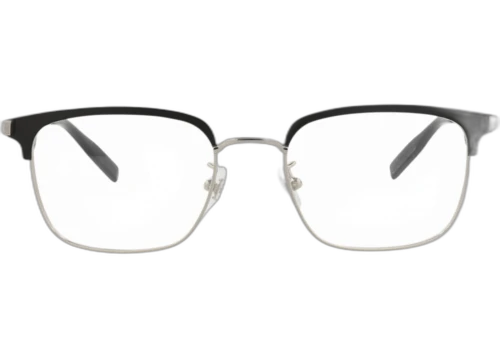 Montblanc Square Frame Metal Optical Frames MB0083OK-30008042-003 Silver Silver Transparent