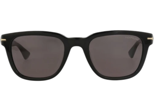 Montblanc Square Frame Recycled Acetate Sunglasses MB0302S-30014588-001 Black Black Grey