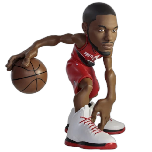 NBA Small Stars Damian Lillard Action Figure Trail Blazers 2019-20 Jersey Red