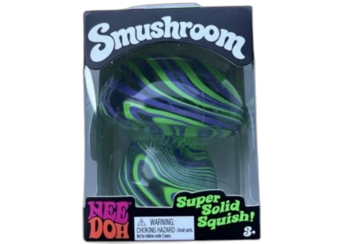 NeeDoh Smushroom Squishy Fidget Toy Green/ Purple
