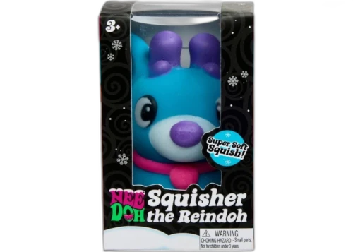 NeeDoh Squisher the Reindeer Squishy Fidget Toy Blue