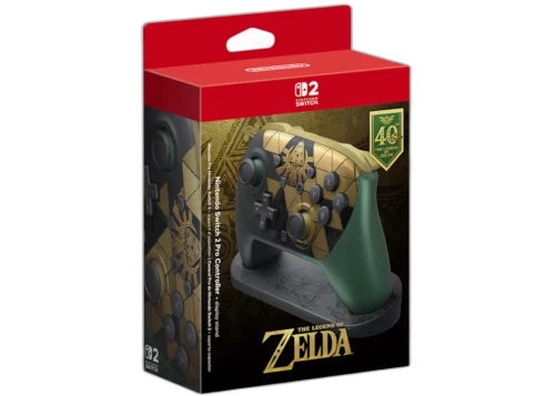 Nintendo Switch 2 The Legend of Zelda 40th Anniversary Edition Pro Controller + Display Stand