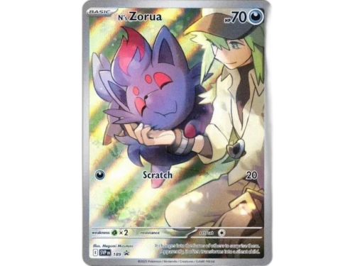 N's Zorua 2025 Pokémon Scarlet & Violet Journey Together Stamped Promo Promo Ungraded