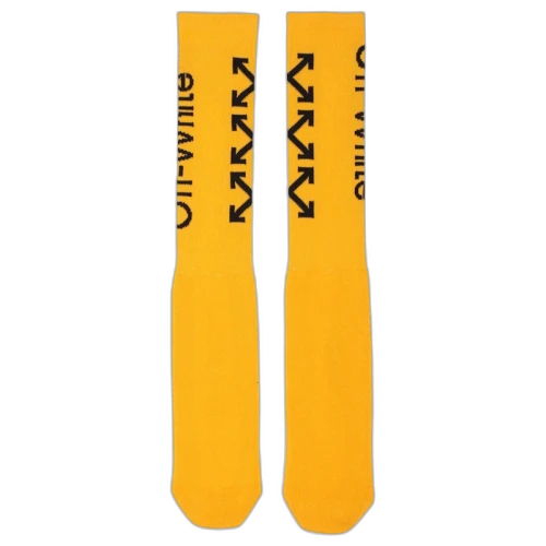OFF-WHITE Arrow Socks Yellow/Black