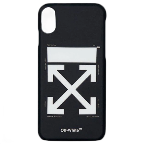 OFF-WHITE Arrows iPhone X Case Black/White