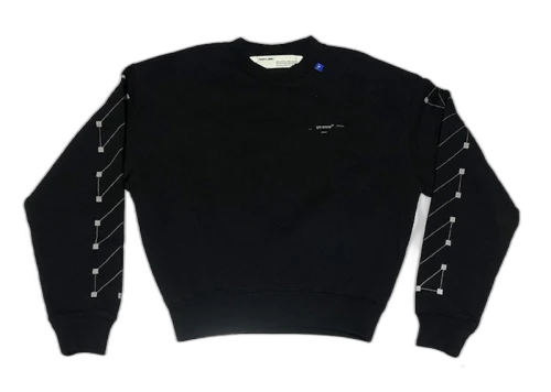 OFF-WHITE Backbone Arrows Crewneck Black