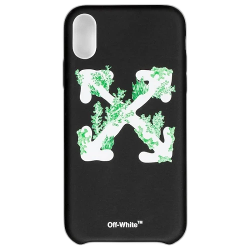 OFF-WHITE Coals Print iPhone XS Max Case Black/White