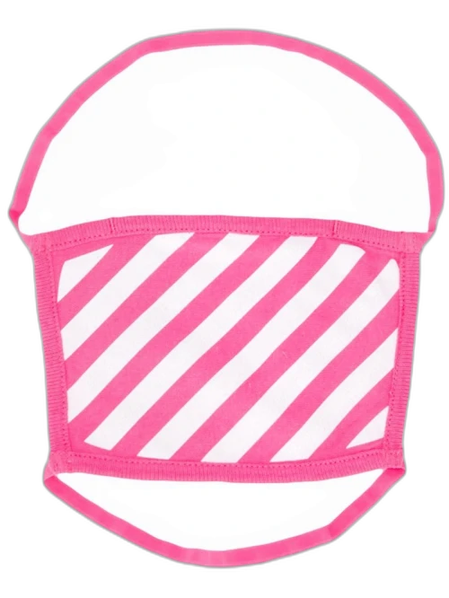 OFF-WHITE Diag Face Mask Pink