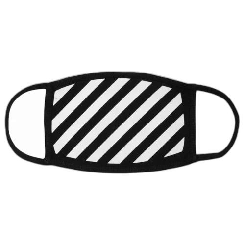 OFF-WHITE Diag Face Mask (SS19) Black/White