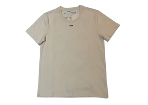OFF-WHITE Floral Arrows Logo Tee Tan