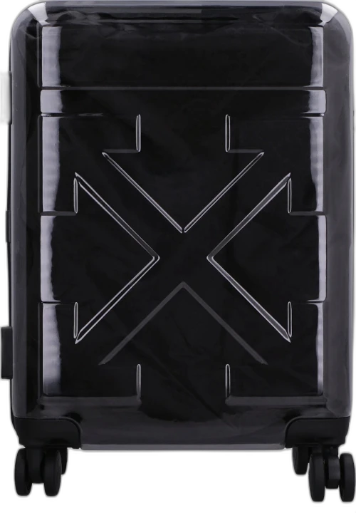 OFF-WHITE "FOR TRAVEL" Quote-Motif Luggage Translucent