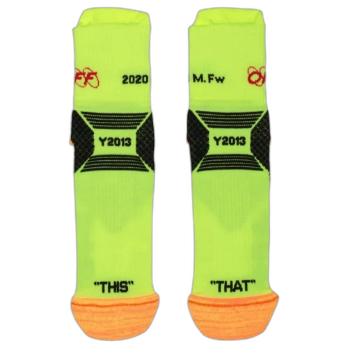OFF-WHITE Industrial Socks Yellow/Black