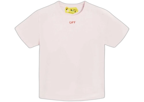 OFF-WHITE Kiids Stamp S/S T-shirt Pink/Red