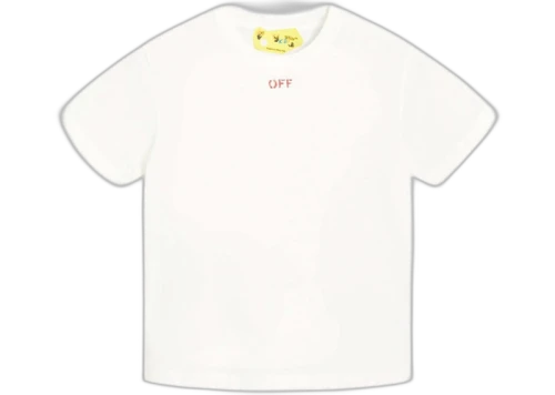 OFF-WHITE Kiids Stamp S/S T-shirt White/Red