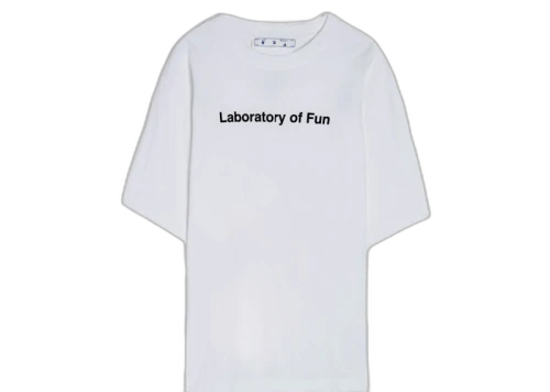 OFF-WHITE Laboratory Of Fun S/S T-shirt White/Black
