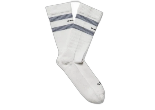 OFF-WHITE Logo Intarsia Stretch V1 Socks (SS19) White/Black