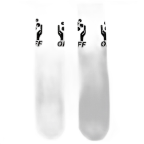 OFF-WHITE Logo Socks (SS19) White/Black