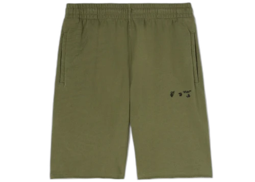 OFF-WHITE Logo Sweatpants Green/Black