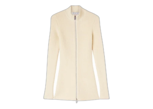 OFF-WHITE Micro Boucle Mini Dress White