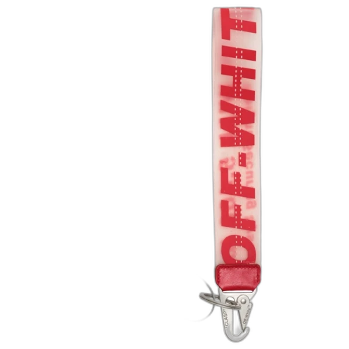 OFF-WHITE Rubber Industrial Keychain (SS19) Red