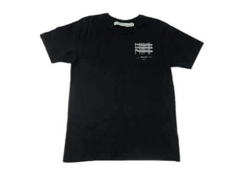 OFF-WHITE Scaffold Arrows Logo Tee Black