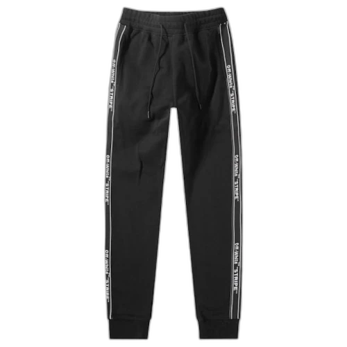 OFF-WHITE Stripe Sweatpants Black/White