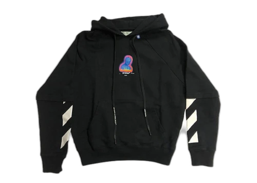 OFF-WHITE Thermo Man Hoodie Black